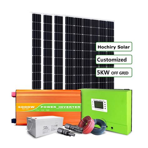 5kw Solar Energy System Monocrystalline Silicon Solar Panel For Home