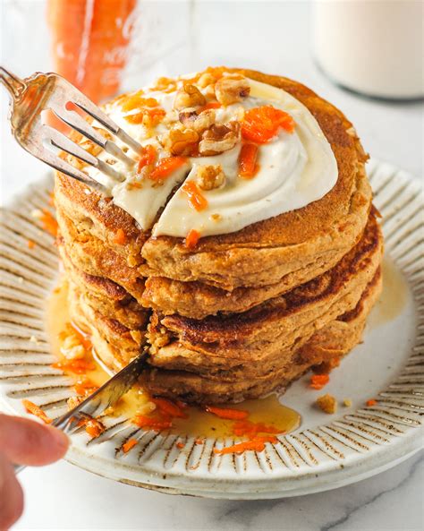 Carrot Cake Pancakes It S All Good Vegan