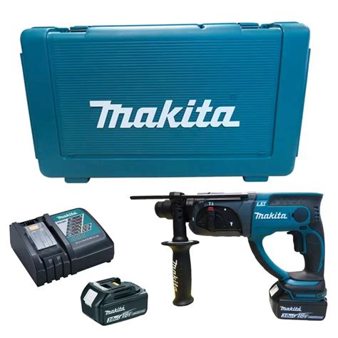 MARTELETE ROTATIVO ROMPEDOR A BATERIA 18V MAKITA DHR202RFE JC