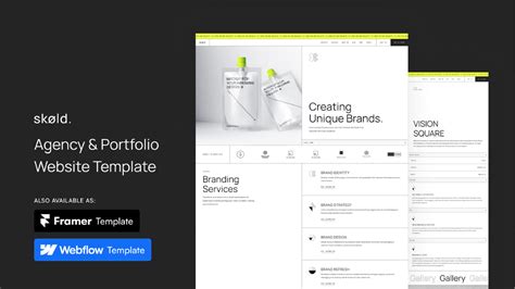 Sk Ld Agency Portfolio Website Template Figma