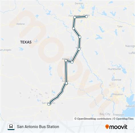 Ruta Greyhound Us S Horarios Paradas Y Mapas San Antonio Bus