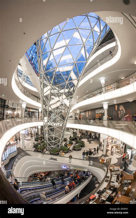 MyZeil Shopping Mall , Modern Architecture, Frankfurt, Hessen, Germany Stock Photo - Alamy