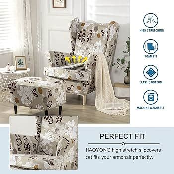 Chair And Ottoman Cover Set Discount Fabricadascasas