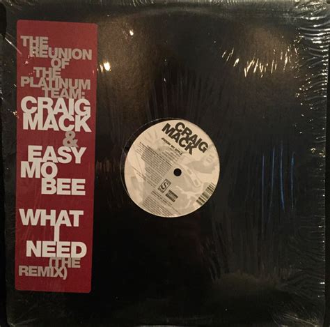 Craig Mack What I Need The Remix Jockin My Style 1997 Vinyl