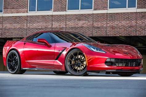 Chevrolet Corvette C Stingray Burgundy Forgeline Ga R Wheel Front