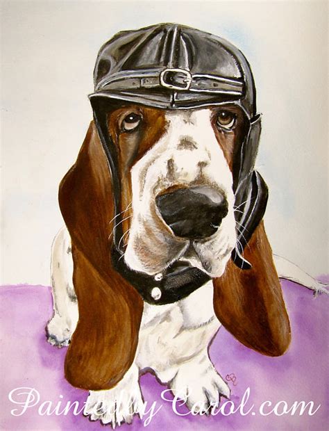 Basset Hound Painting at PaintingValley.com | Explore collection of ...