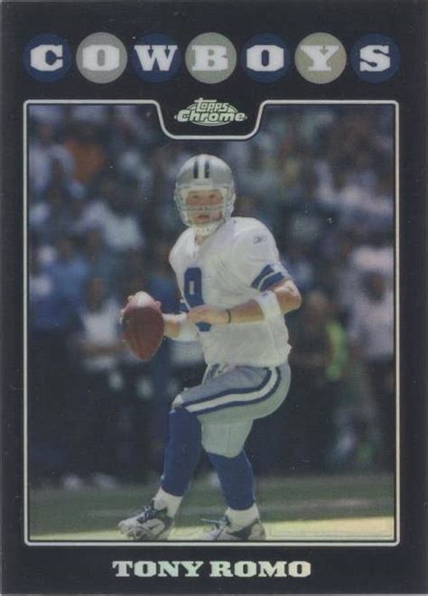 Topps Chrome Refractor Tc Tony Romo For Sale Online Ebay