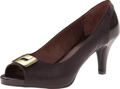 Lifestride Womens Technical Dark Brown 5 W Us Pumps