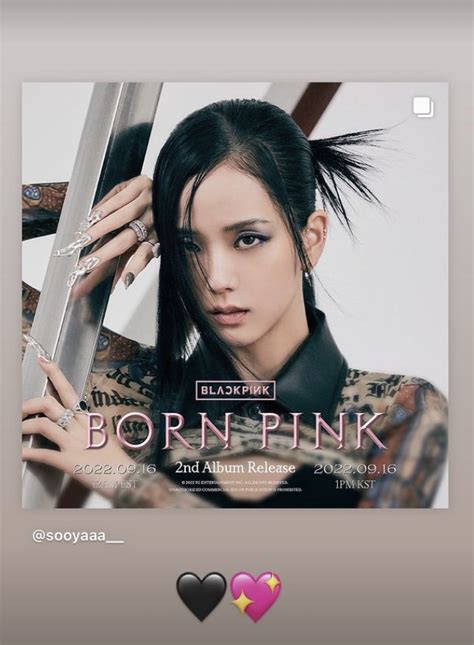 BLACKPINK BRASIL On Twitter Sooyaaa Story BORN PINK CONCEPT