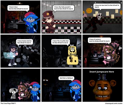 The Crew Plays Fnaf 1 Comic Studio