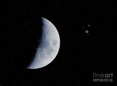 Conjunction Moon Photograph By Simply Moonstruck Pixels