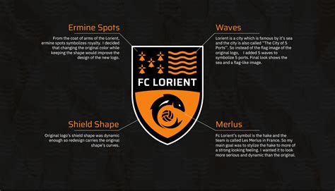 Fc Lorient Logo Redesign On Behance