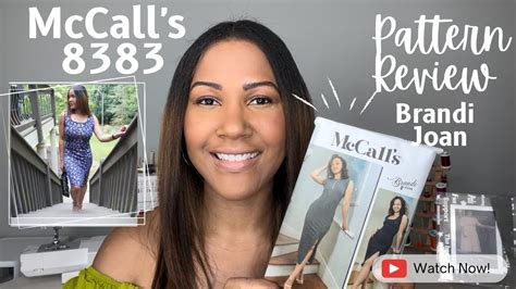 McCall S 8383 Review Brandi Joan Dress YouTube