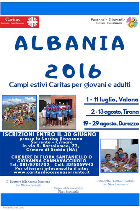 Campi Albania Caritas Diocesana Sorrento Castellammare Di Stabia