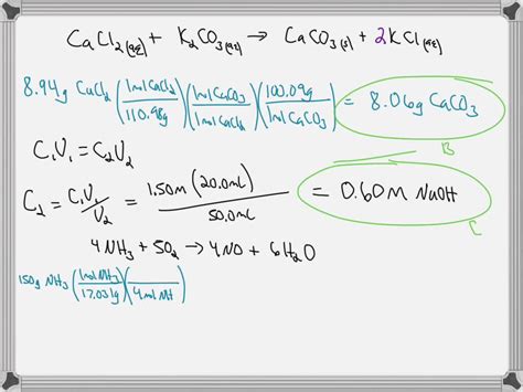 Solved 1 A Write A Double Displacement Reaction Involving Aqueous Sodium Carbonate And