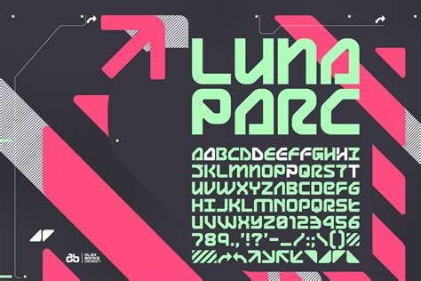 Luna Parc Typeface Behance