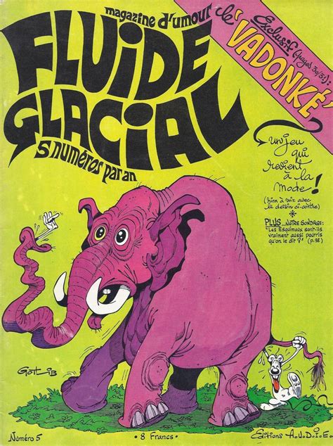 Fluide Glacial N 5 Avril 1976 Couverture Gotlib Fluide