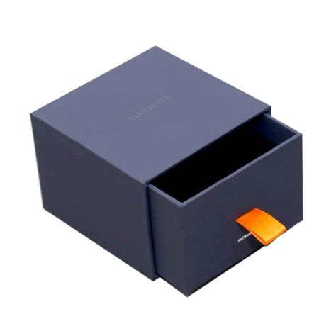 Custom Small Matt Black Luxury Paper Cardboard Drawer T Box