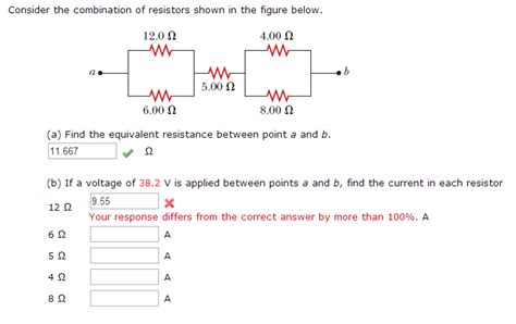 Solved Consider The Combination Of Resistors Shown In The Chegg