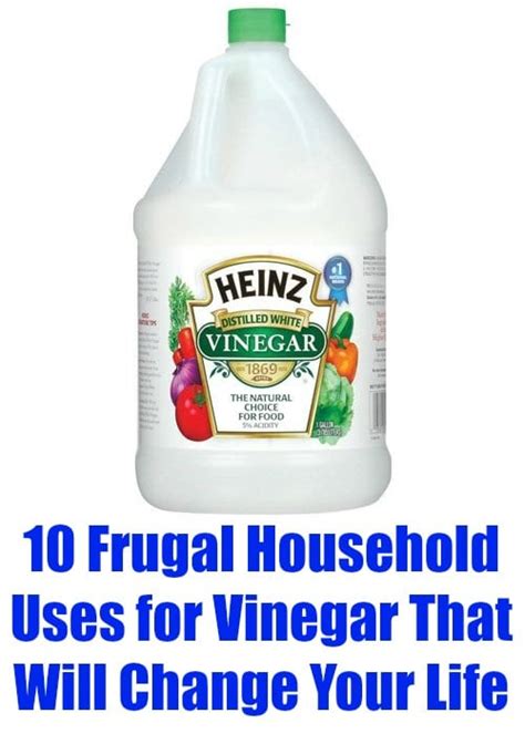 Frugal Household Uses For Vinegar That Will Change Your Life Diy