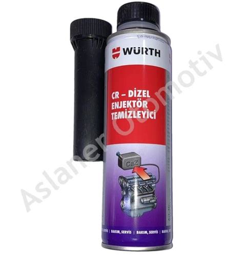 Würth CR Dizel Enjektör Temizleyici 300ml Aslaner Otomotiv