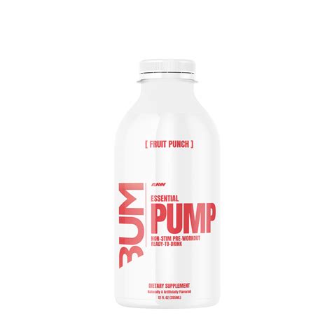 Raw Nutrition - Pump Non-Stim Preworkout RTD | GNC