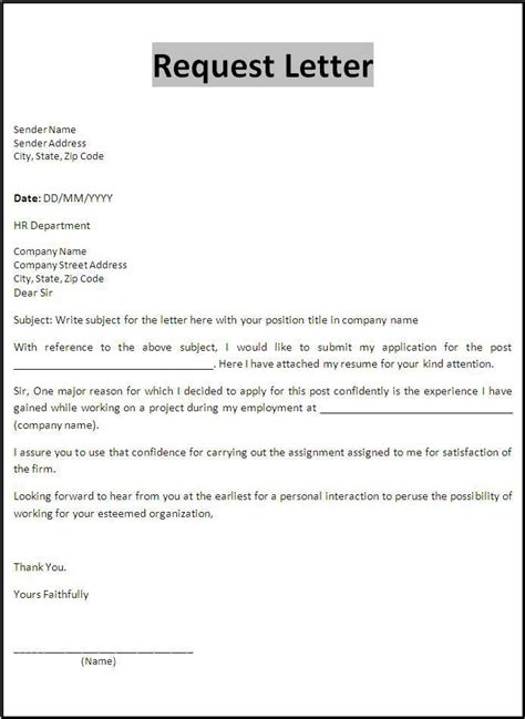 Glory How To Write A Report Request Letter Incident Template Restaurant