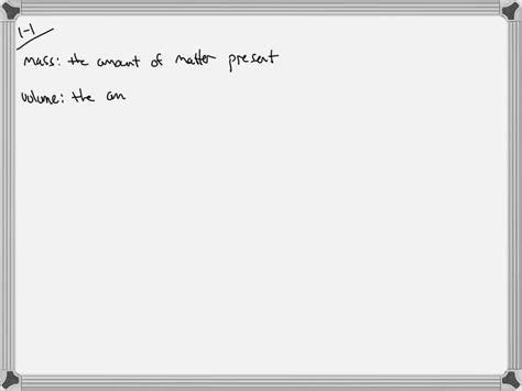 SOLVED:Explain the difference between mass and volume.