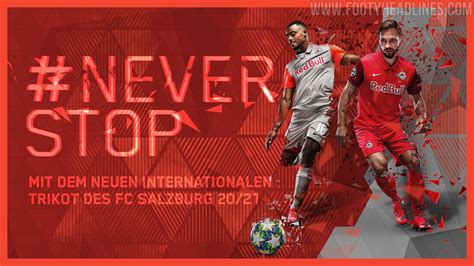 Red Bull Salzburg 20-21 Champions League Home & Away Kits Released ...