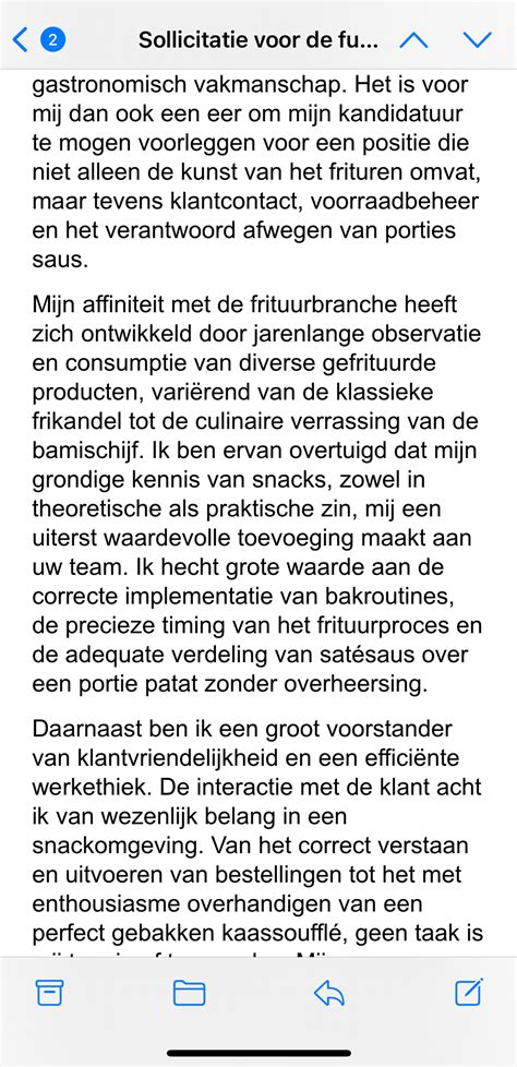 17-jarige Sjors solliciteert bij snackbar met een e-mail waarvan hij