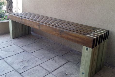 4 DIY Outdoor Bench Plans (FREE) for a Modern Garden Under $45