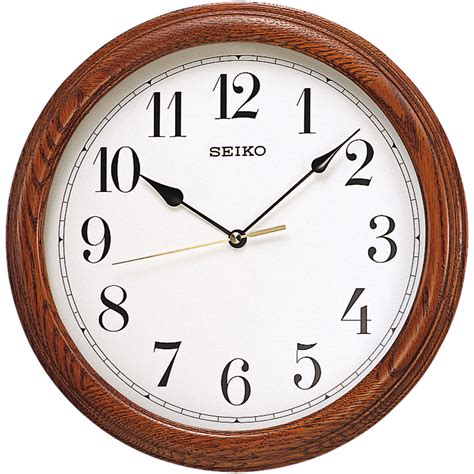 SEIKO ONLINE STORE QXA153B Oak Wood – SEIKO CLOCKS INDIA