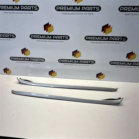 Bmw X F Front Windscreen Trim Sills Left Right Silver