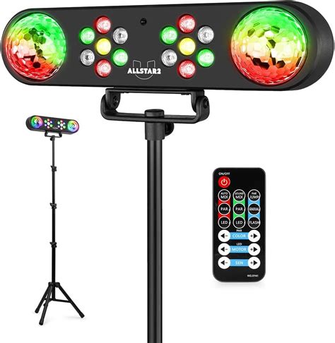 Fuzzix ALLSTAR2 Party Light PAR LED sur Trépied Jeux de lumière DJ