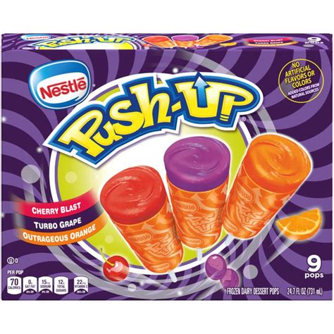 Nestle Push Up Frozen Dairy Dessert Bars Variety Pack 247 Oz