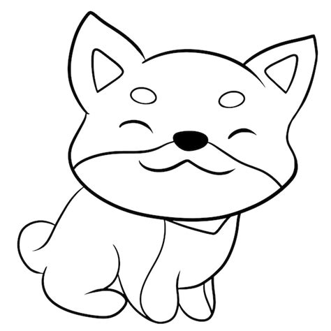 Anime Puppy Coloring Pages