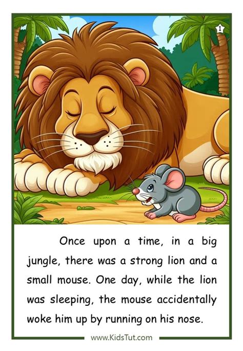 Story Time: The Lion and The Mouse - KidsTut