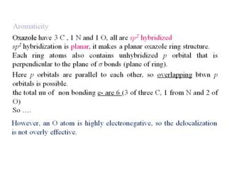 Heterocyclic Compound Oxazole PPT