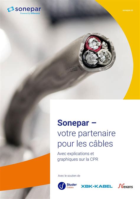 Sonepar Votre Partenaire Pour Les C Bles By Sonepar Suisse Issuu