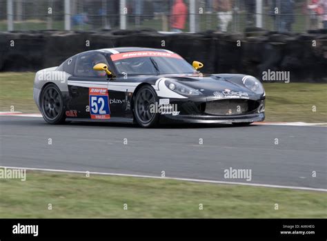 Ginetta G50 GT4 Sports Racing Car In British GT Championship At Oulton