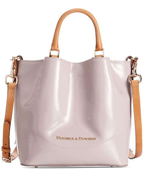 Dooney & Bourke City Patent Leather Small Barlow Tote | Lyst