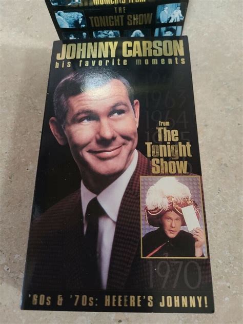 The Johnny Carson Collection 4 Vhs Tapes His Favorite Moments From