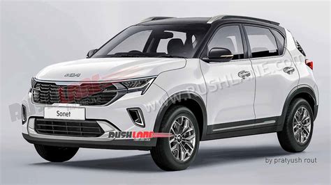 New Kia Sonet Facelift May Debut At Auto Expo Renders