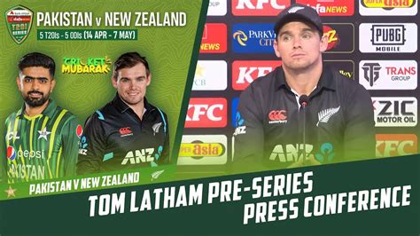 Tom Latham Pre Series Press Conference Pakistan Vs New Zealand ODI