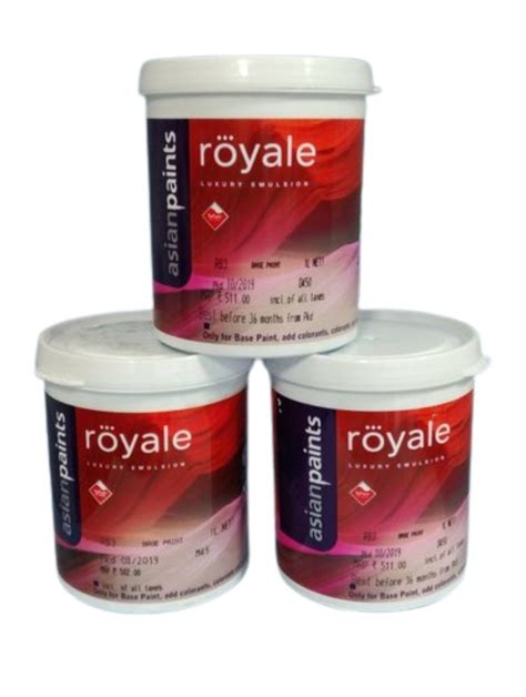 Asian Paints Royale Luxury Emulsion Paint 1L 1 Ltr At 650 Bucket In