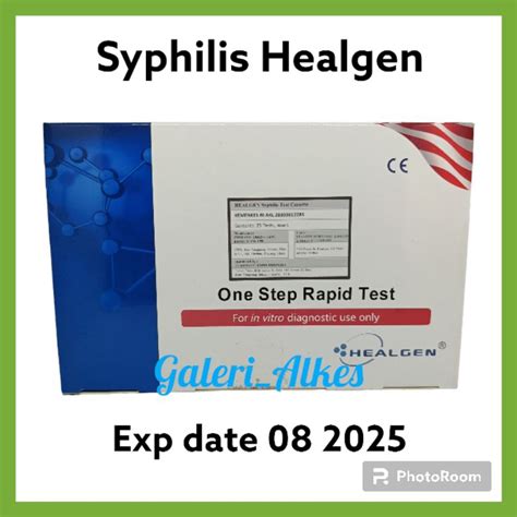 Jual Syphilis Cassette Test Box Healgen Shopee Indonesia