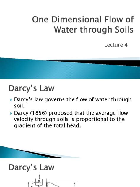flow  water  soils  soil mechanics permeability