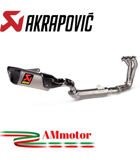 Akrapovic Yamaha Tracer Gt Impianto Di Scarico Completo Racing Line