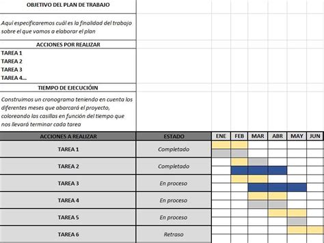 Ejemplo De Un Plan De Trabajo Administrativo - Image to u