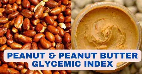 Peanut Glycemic Index GI Of Peanut Butter The Global Statistics